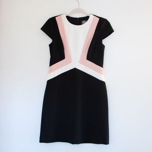 Vince Camuto Black & Pink Dress - Size 2
